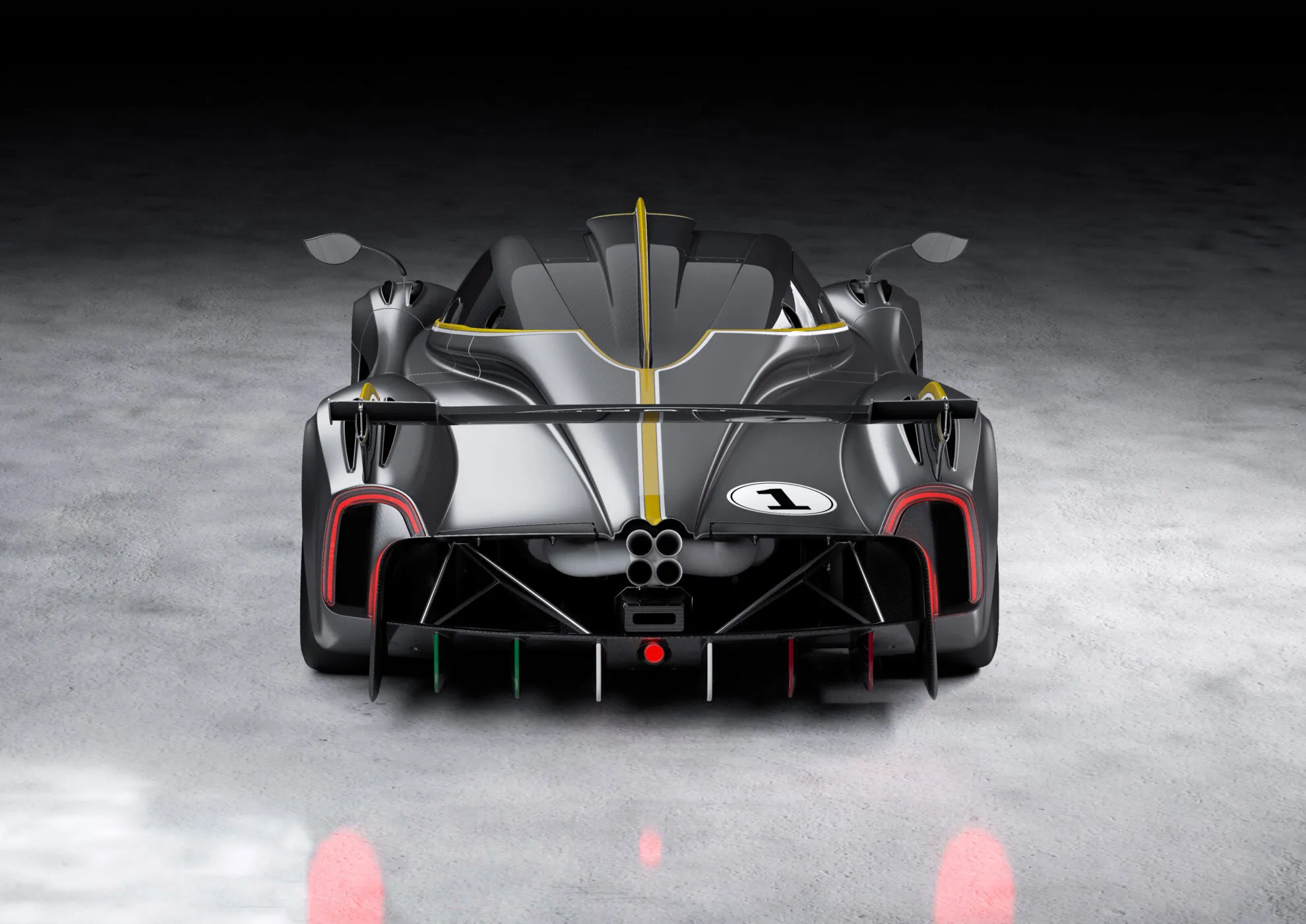 The Pagani Huayra R's specially designed Pirelli P Zero tyres and lightweight wheels