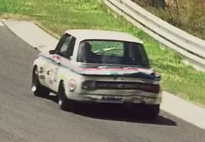 The triumphant Le Mans winner during its second and final race