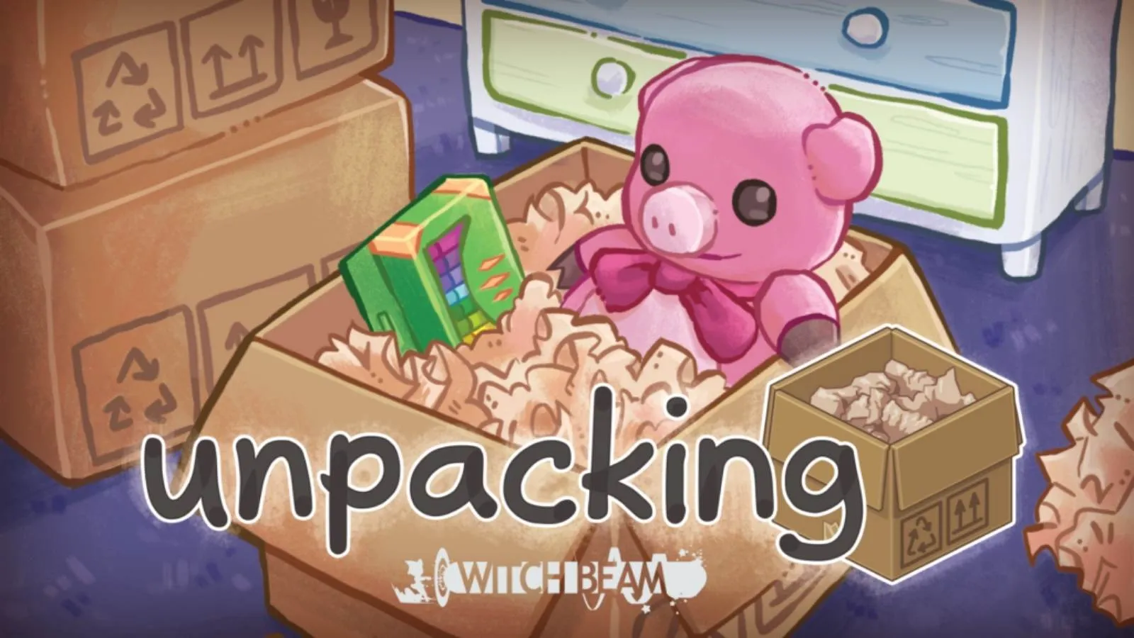 Unpacking offers a calming experience by organizing items.