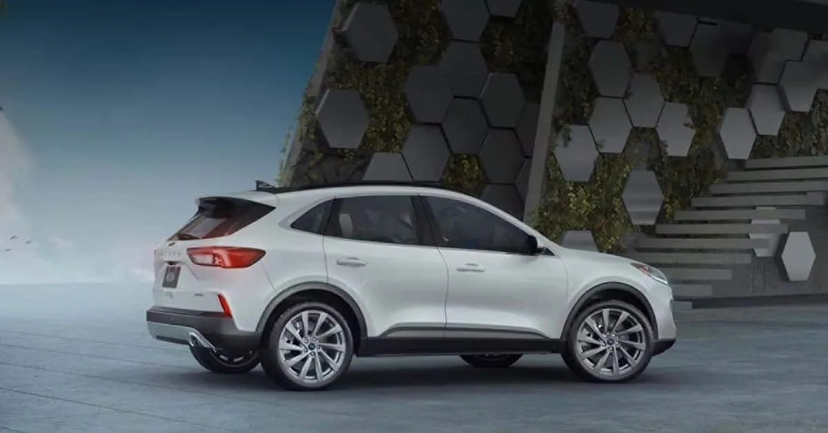 Used 2022 White Hybrid Ford Escape