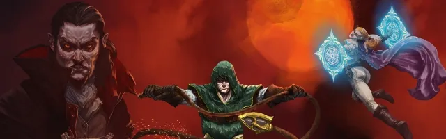 Vampire Survivors gameplay showing a character surrounded by numerous enemies and projectiles