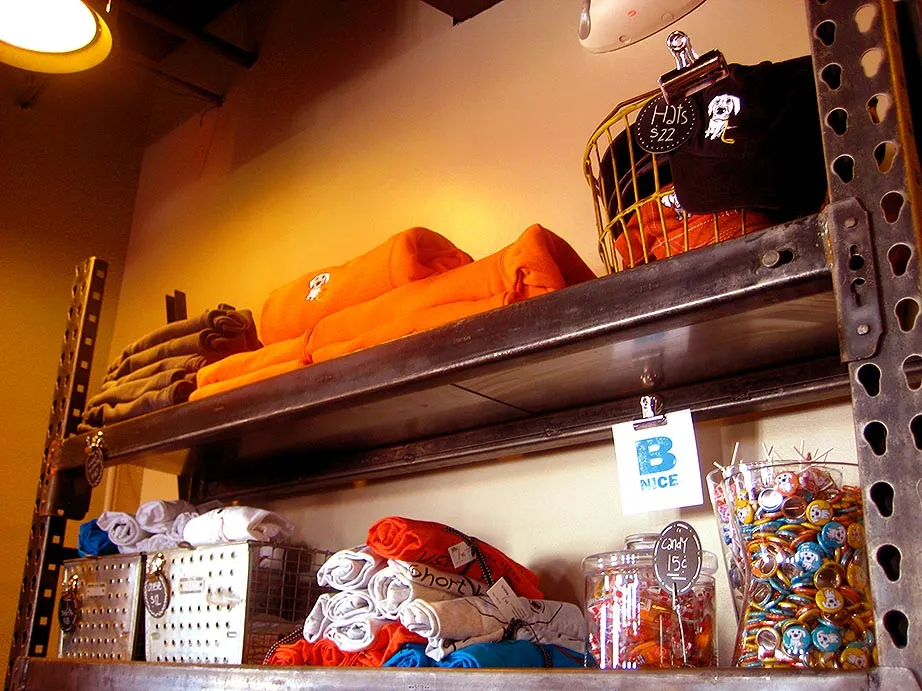 Wall of featured dogs clipboards
