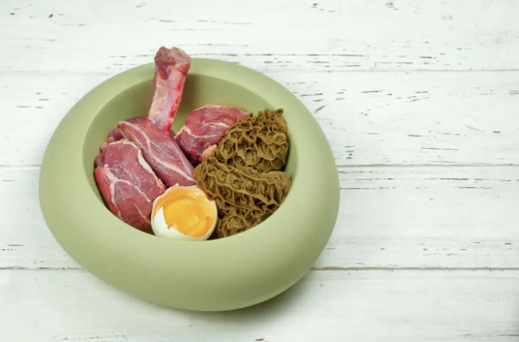 Whole Prey raw dog food model excluding veggies for strict carnivores