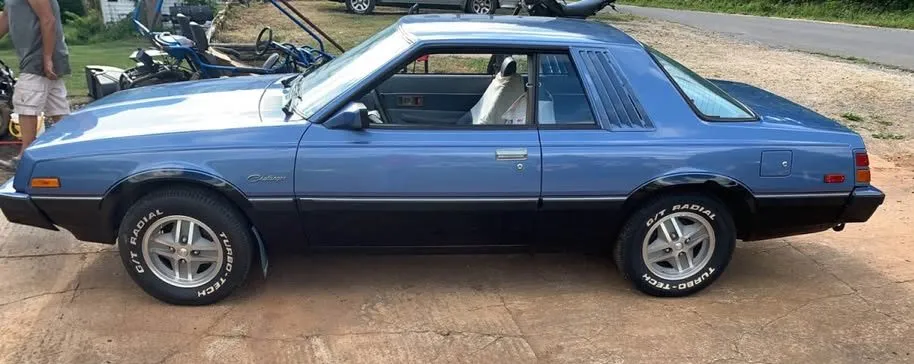 1981 Dodge Challenger rear quarter view