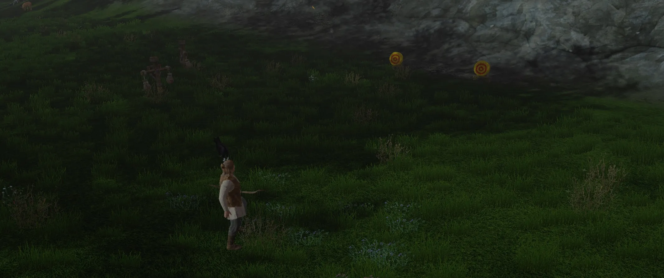 A skill bar illustrating the progression of abilities in the game.