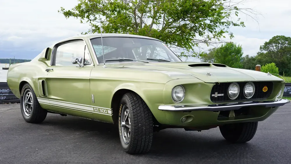 An unrestored 1967 Shelby GT500.