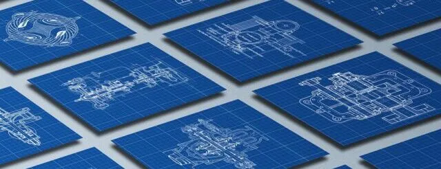 Blueprint of an electrical system