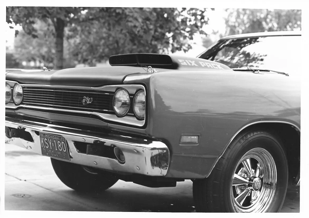 Bob Karakashian with his Super Bee