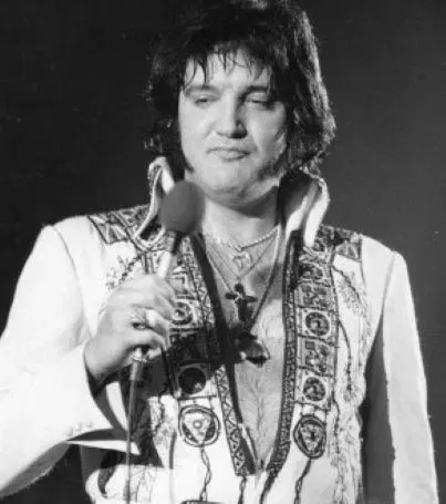 Elvis Presley in his later years