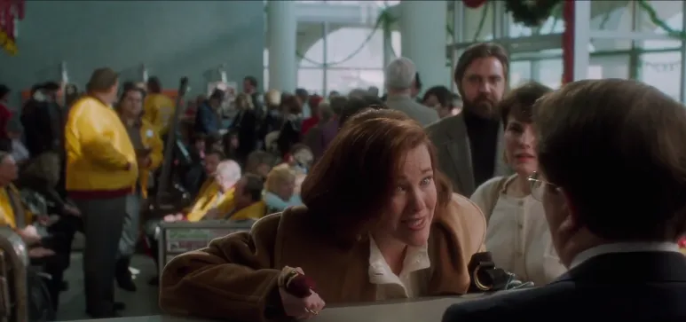 Freeze-frame of the Home Alone scene with the bearded man.