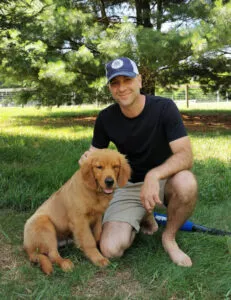Galen Kauffman, founder of My Golden Retriever Puppies