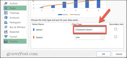 Modify Chart Type