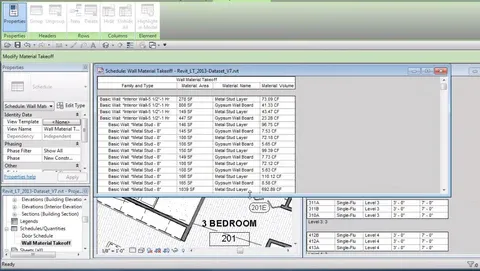 Quantify materials