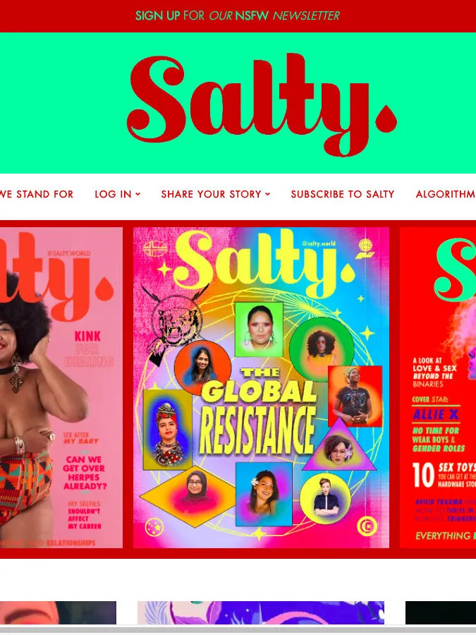 Salty lifestyle website