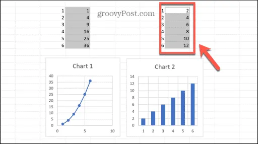 Select Data for Second Graph for Learning How to Combine Two Charts in Excel