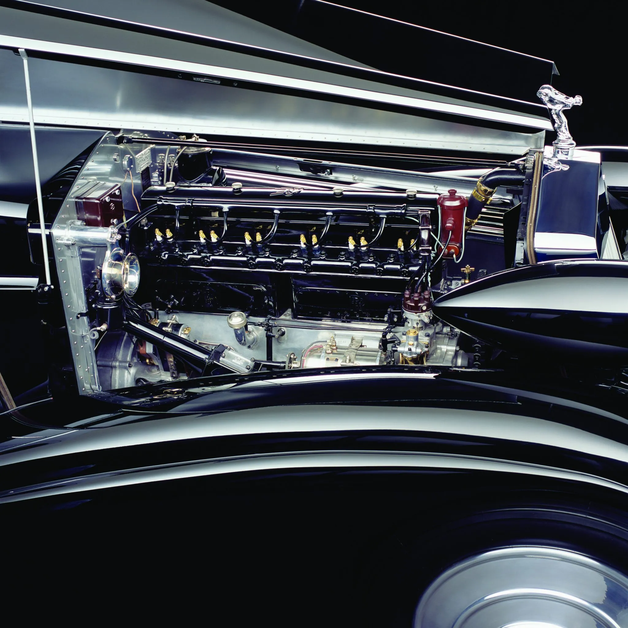 1925 Rolls-Royce Phantom 1 Jonckheere Coupe Engine