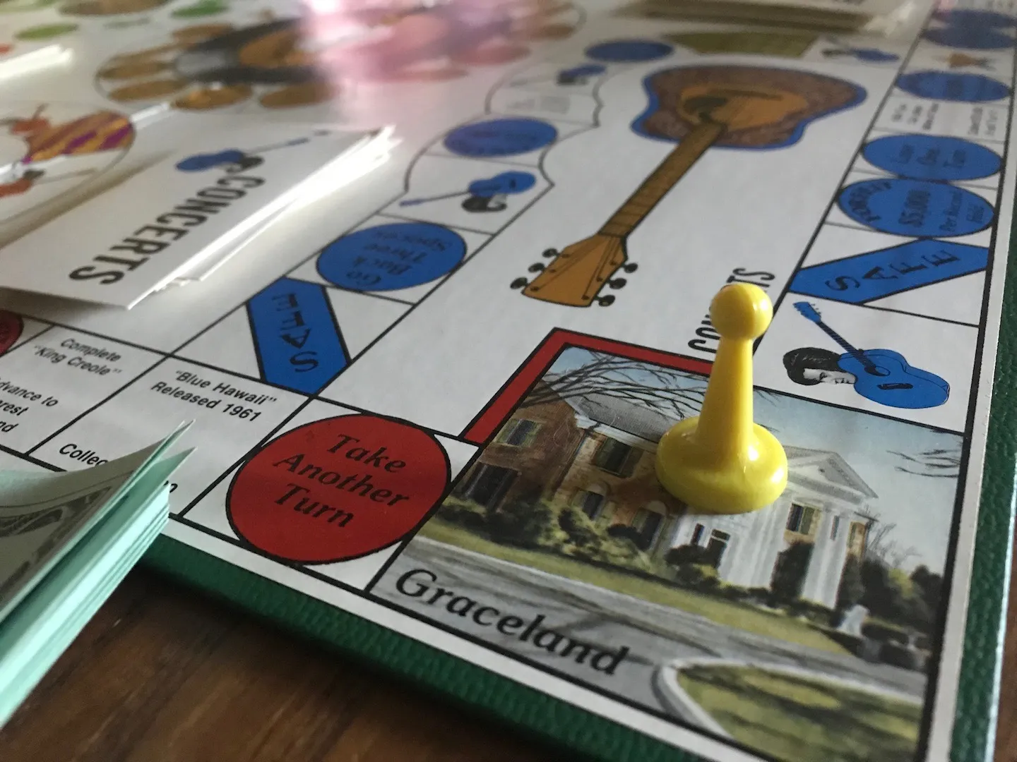 A yellow pawn in Graceland