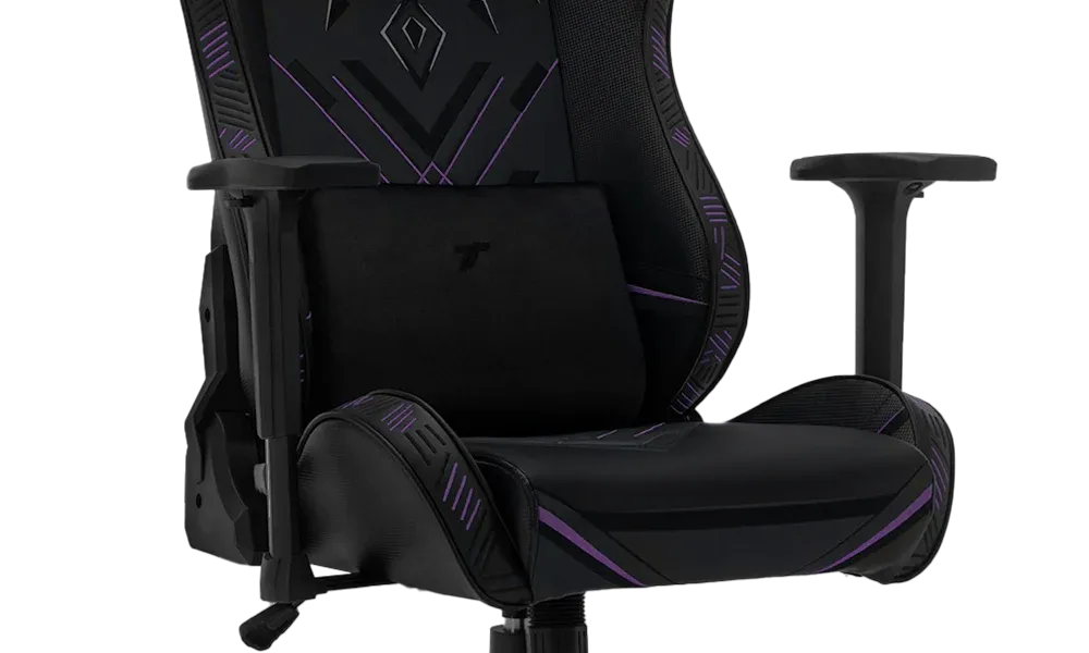 Adjustable armrest with PU coating.