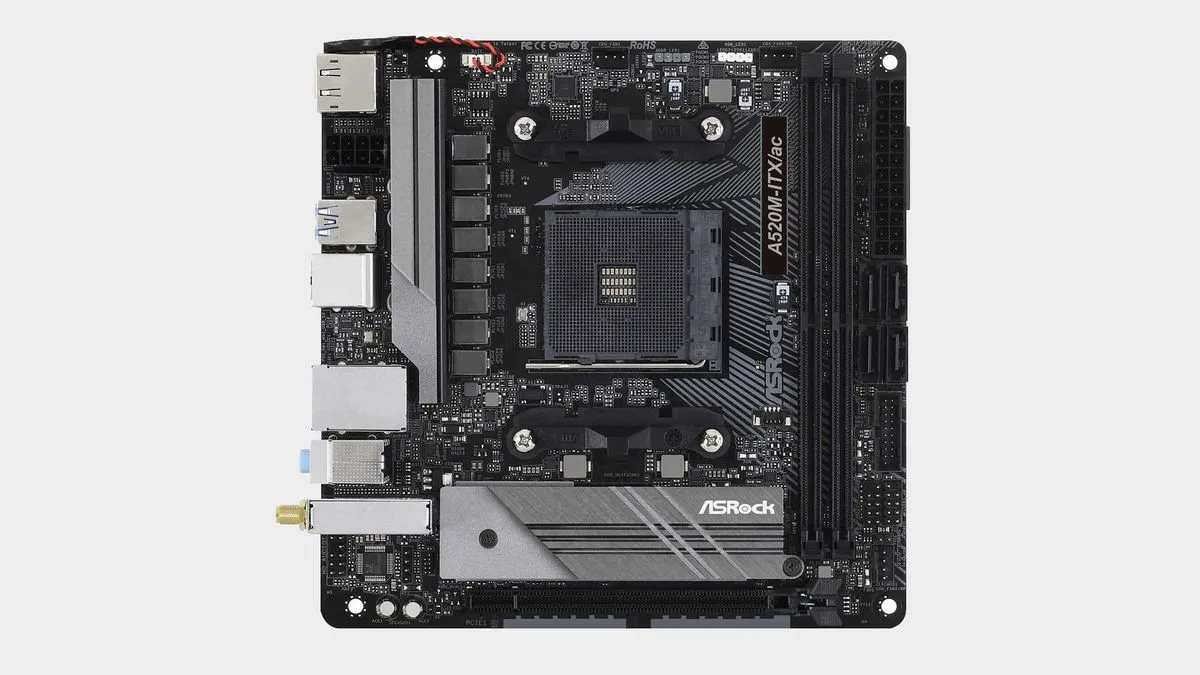 ASRock A520M-ITX/ac motherboard