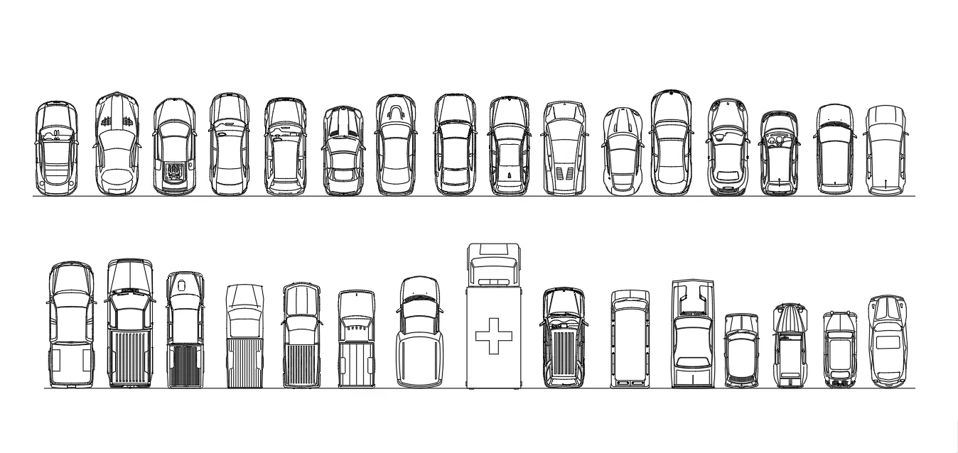 AutoCAd Cars blocks