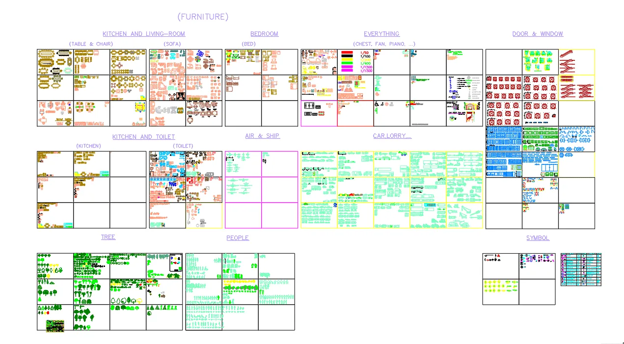 BIG autocad blocks 4