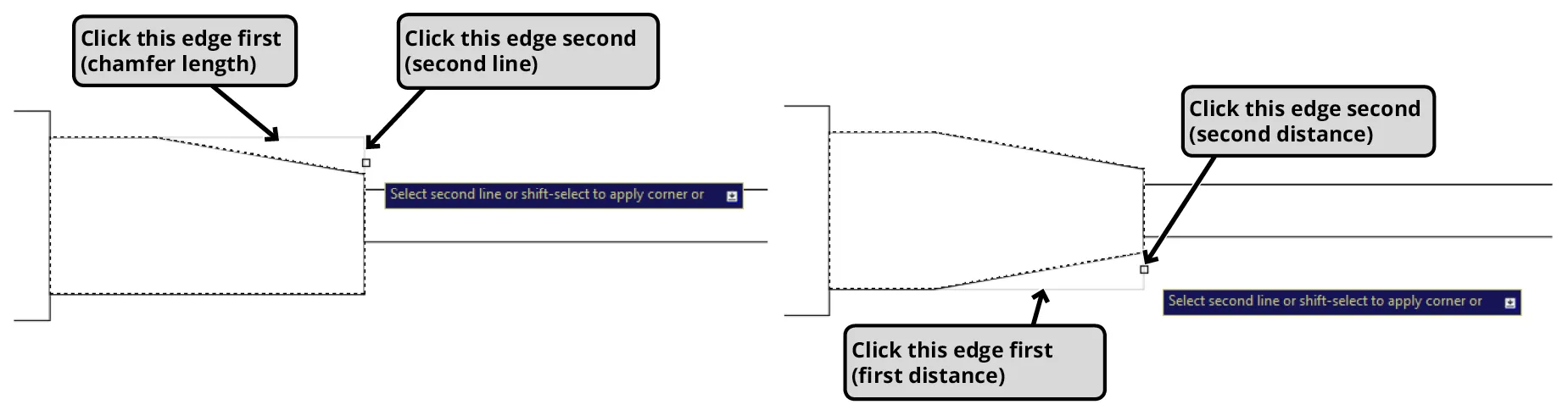 Chamfer clicking edges 3
