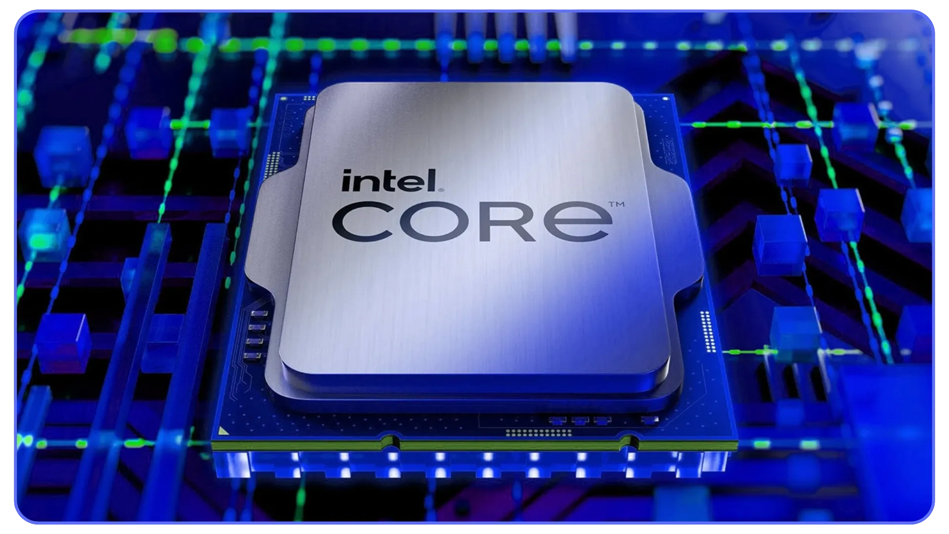 Close-up of an Intel Core CPU representing high single-core performance for Revit.