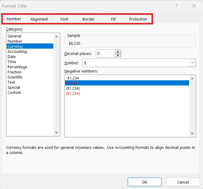 Customizing Number Formats in Excel