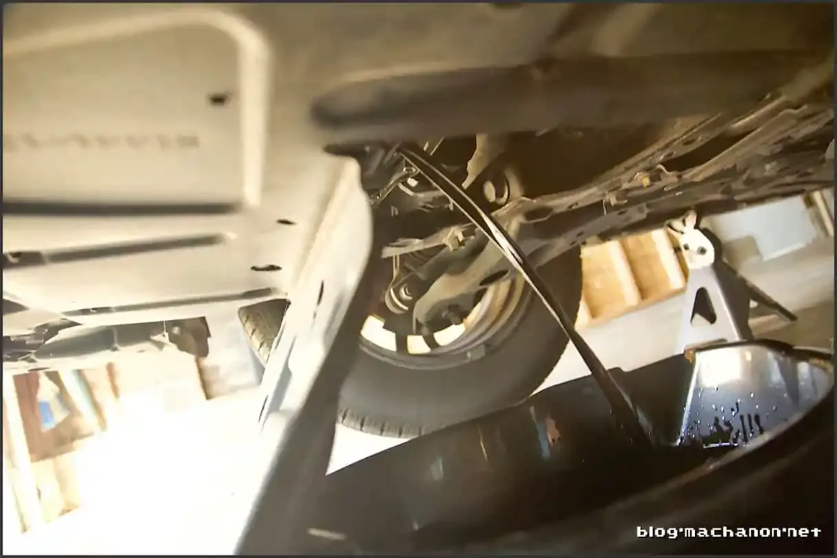 Draining engine oil from a 3rd gen Prius