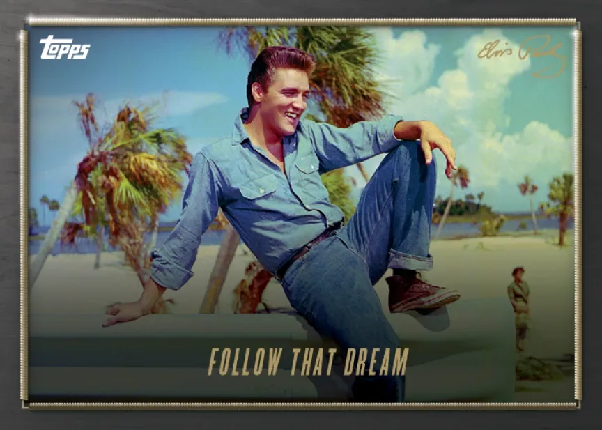 Elvis Presley trading card examples