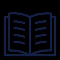 Icon of an open book illustration