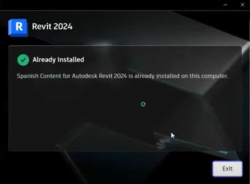 Image of downloading Revit families