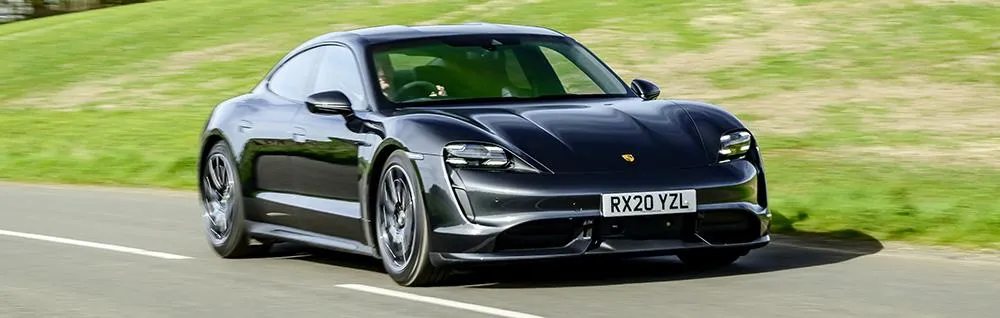 Porsche Taycan electric sports sedan
