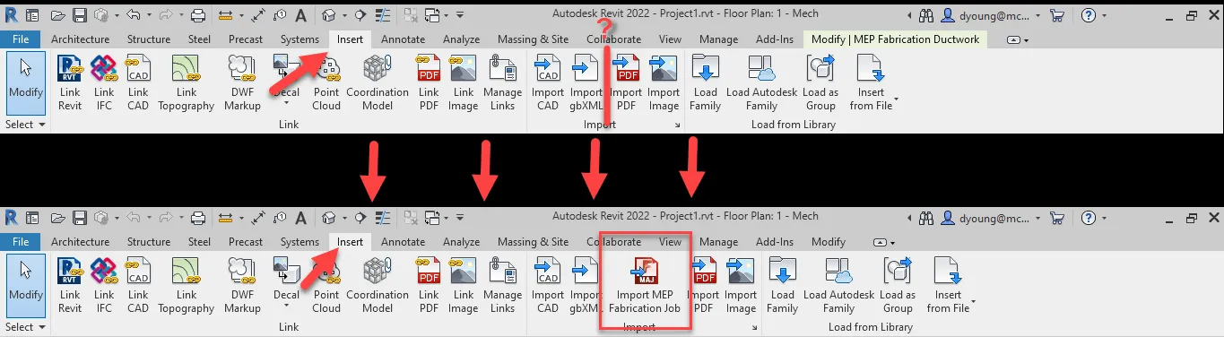 Revit Insert Ribbon