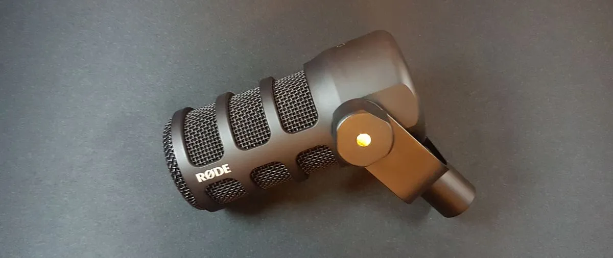 Rode PodMic USB microphone.