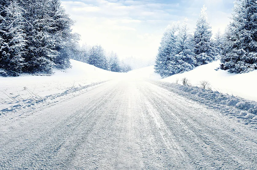 Snowy road