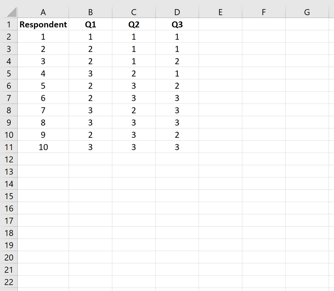 Survey Data Example
