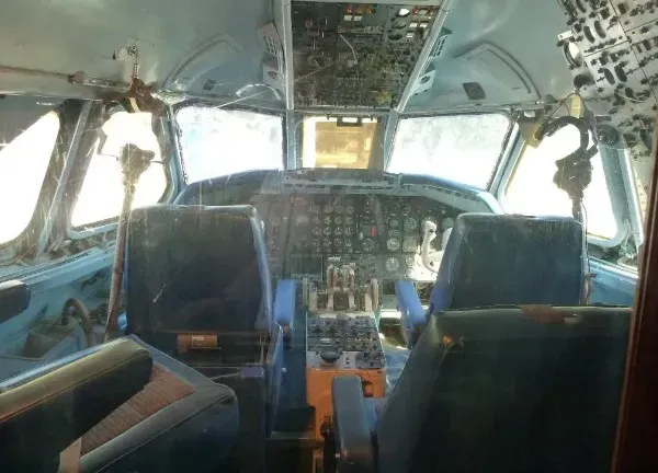 The interior of Elvis Presley's Lisa Marie jet, showcasing its luxurious amenities.