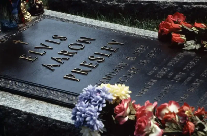 The tomb of Elvis Presley at Graceland
