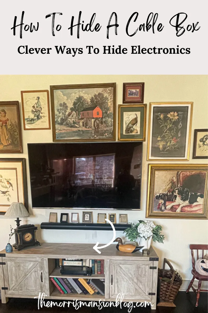 TV On Wall With Outlet Behind