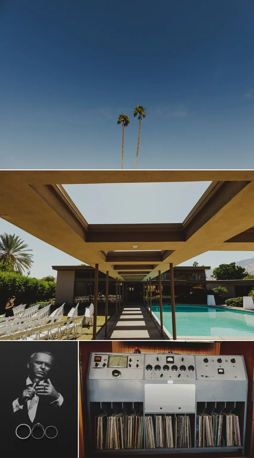 Wedding at Frank Sinatra's Twin Palms Estate