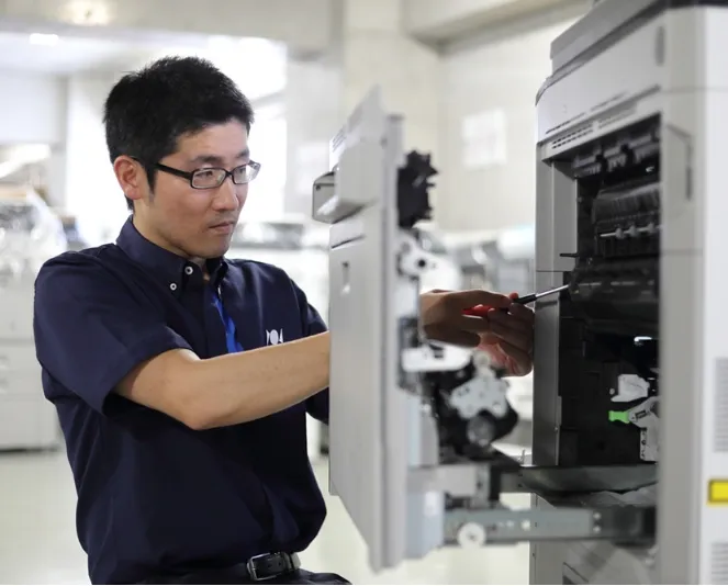 Copier rental service in Japan