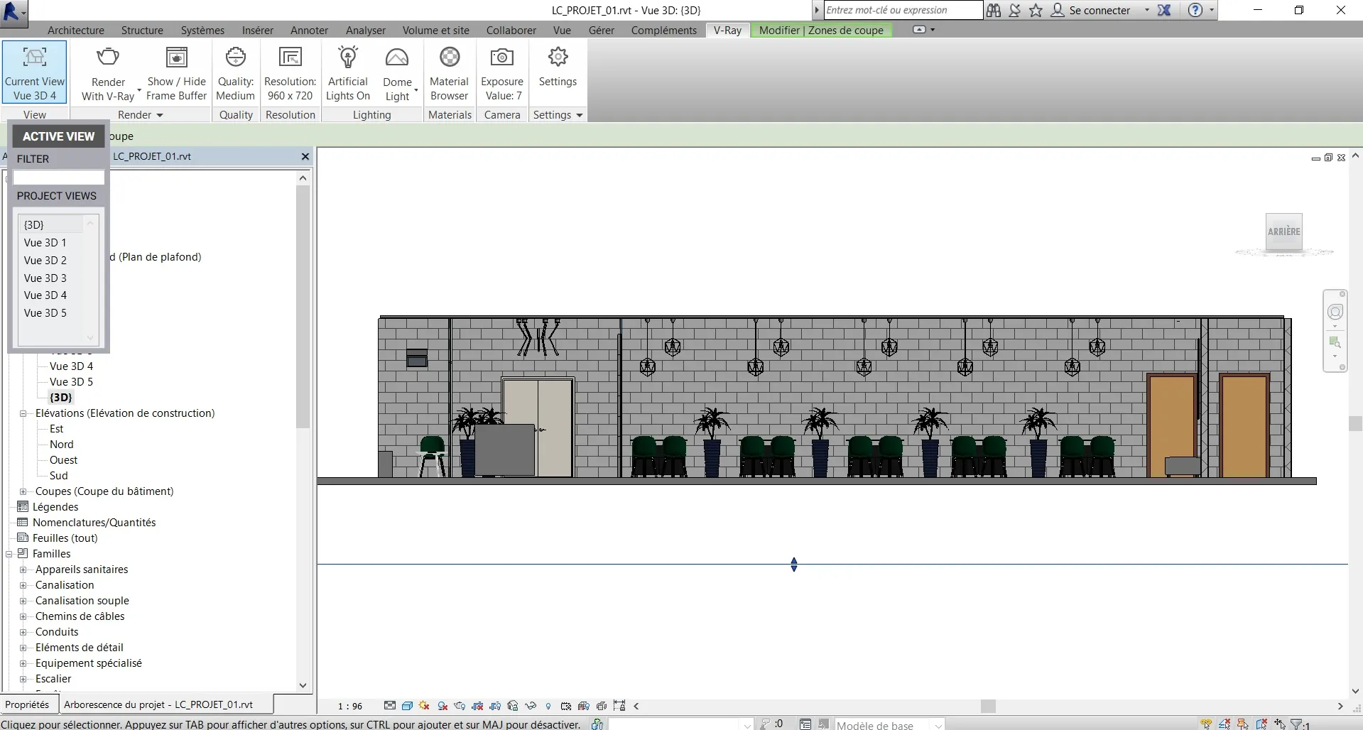 V-Ray for Revit Image Production Adjustments