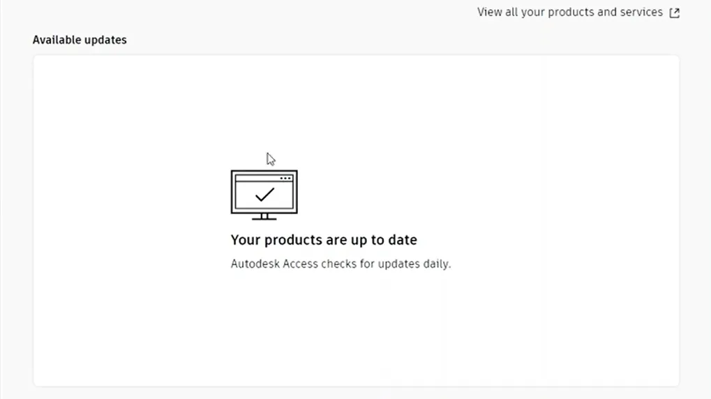 Update Autodesk Licensing Service interface showing available updates