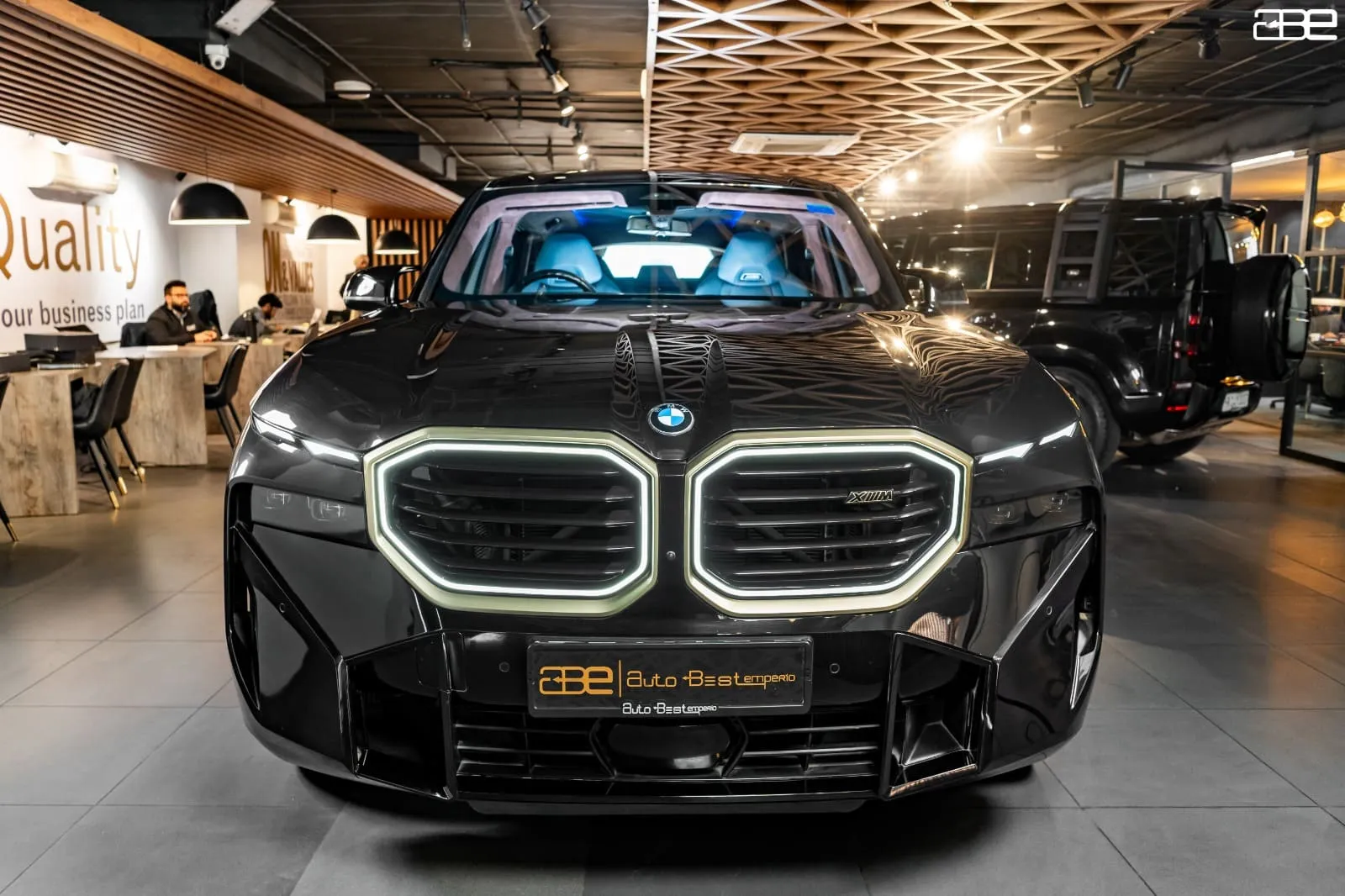 BMW XM Plug-In V8 showcased on the Autobest showroom floor