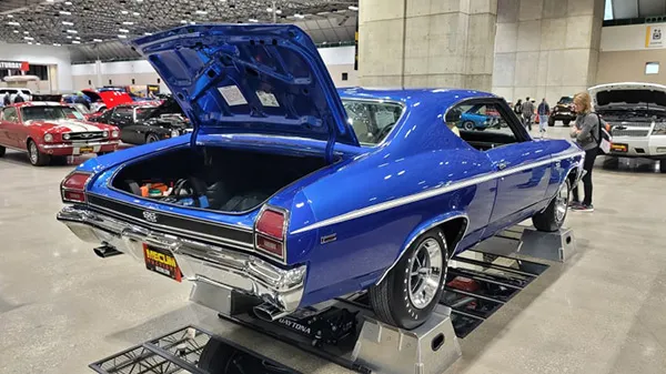 Interior view of the 1969 Chevrolet Chevelle SS 396