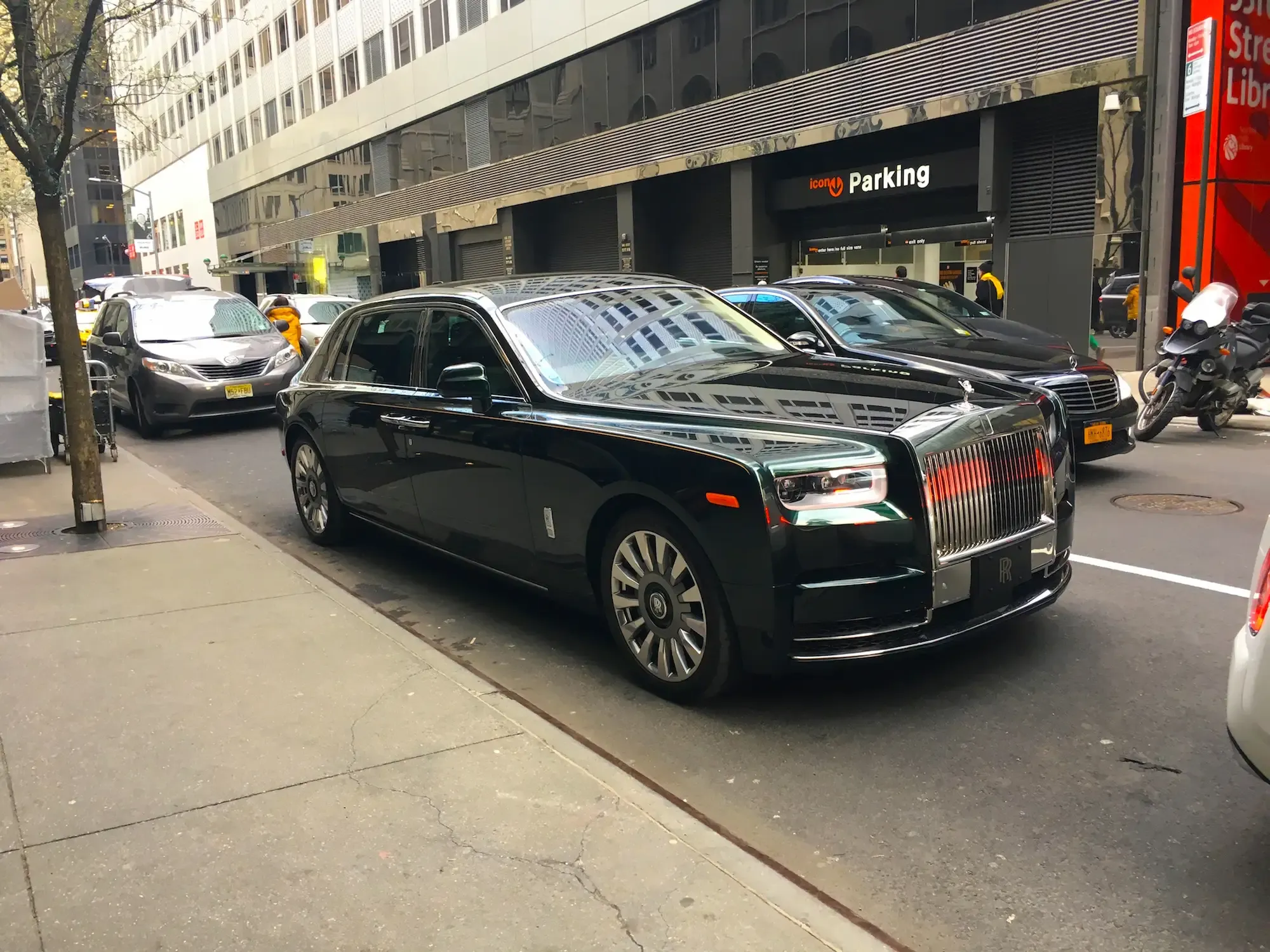 The new Rolls-Royce Phantom on the streets of New York City