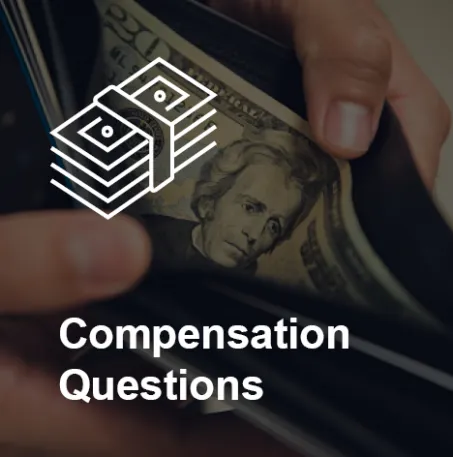 Icon representing compensation and salary administration