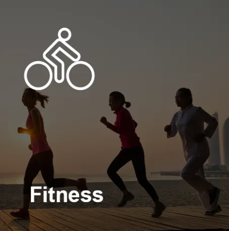 Icon representing fitness and nutrition programs for employees