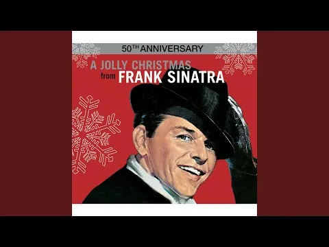 Frank Sinatra performing during a Christmas television special in the 1950s